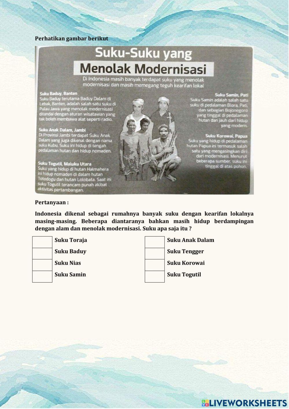 Penilaian Tengah Semester kelas IX