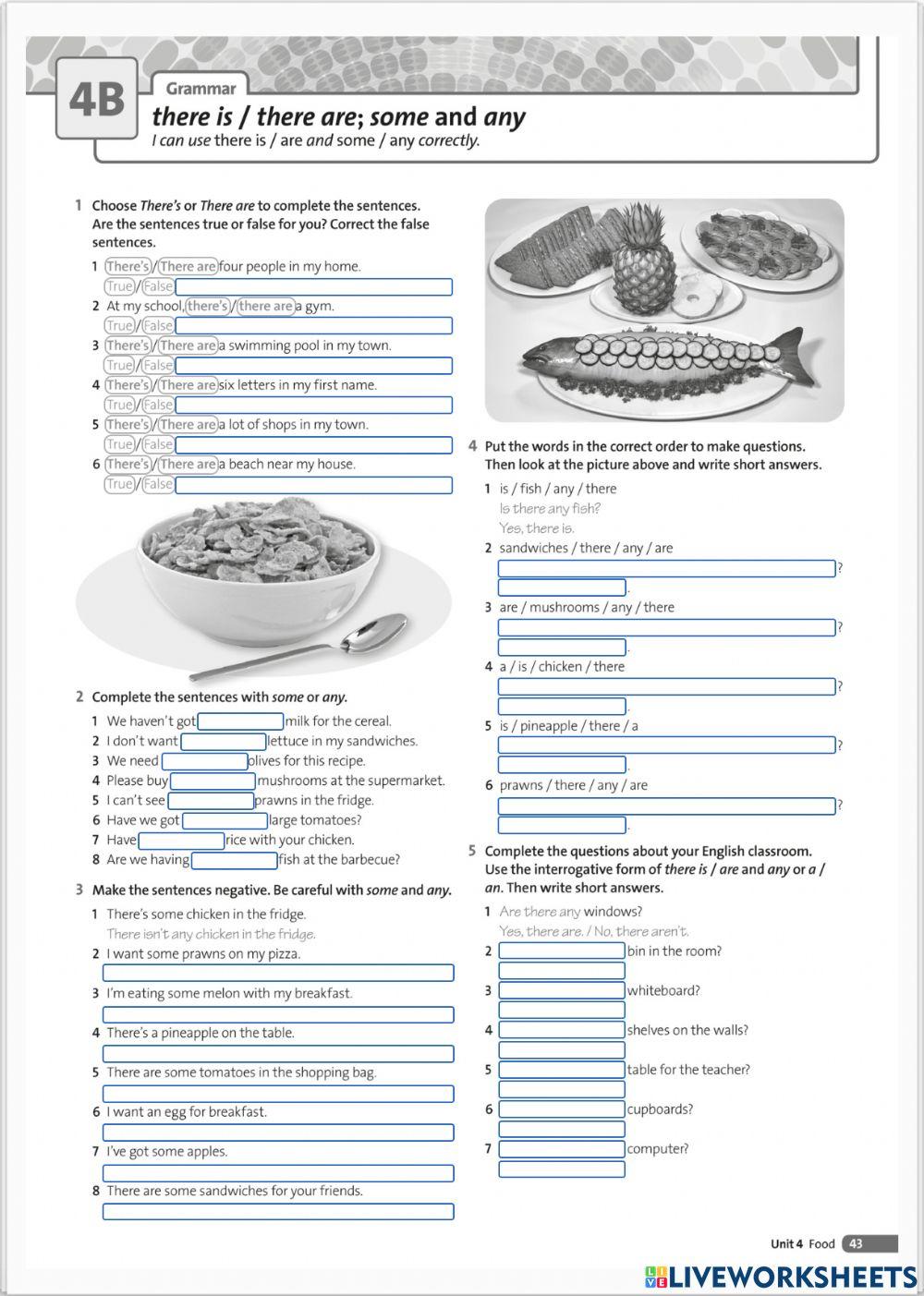 Solut2-4b-there is-there are- some and any