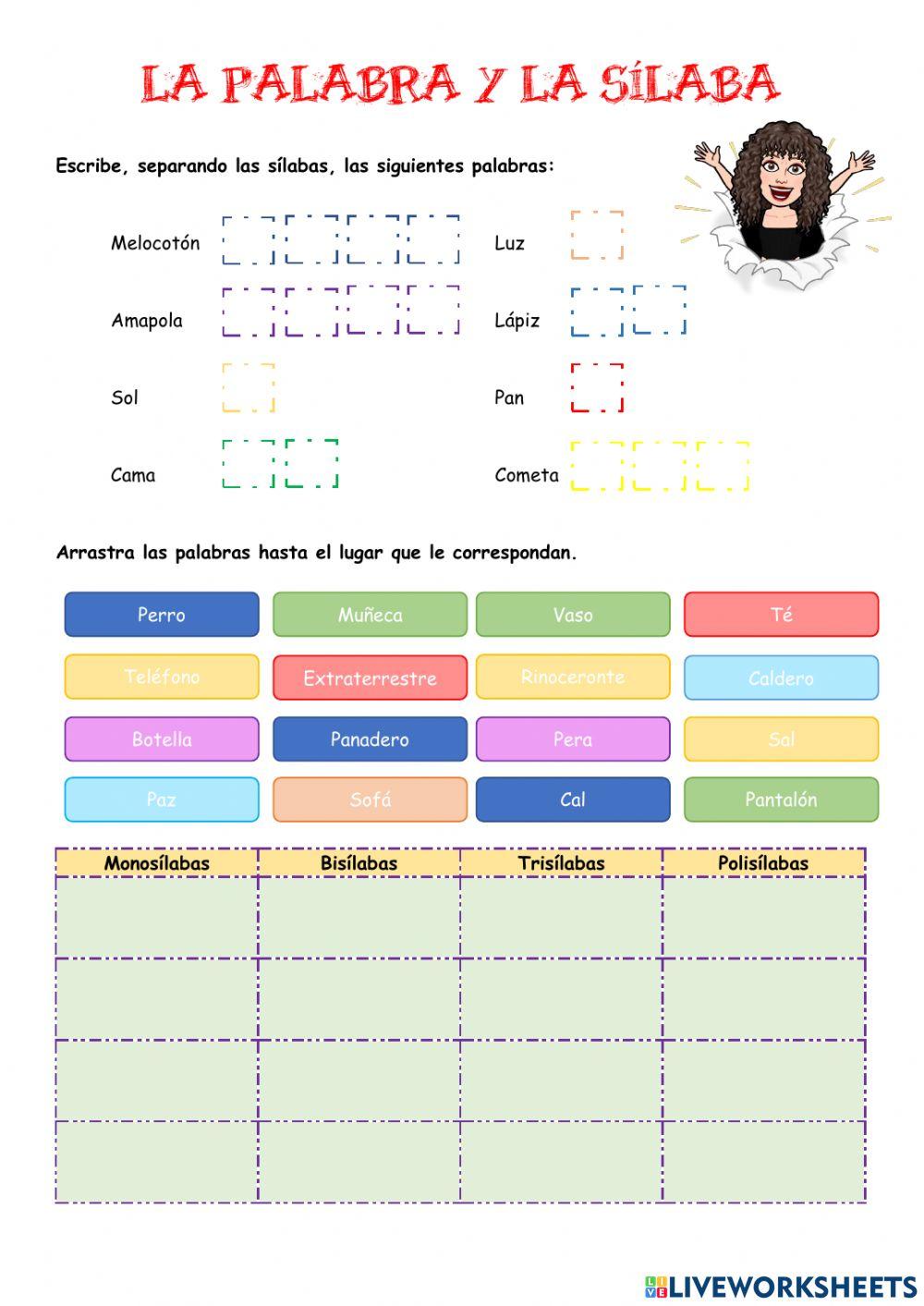 Sílabas Sílabas