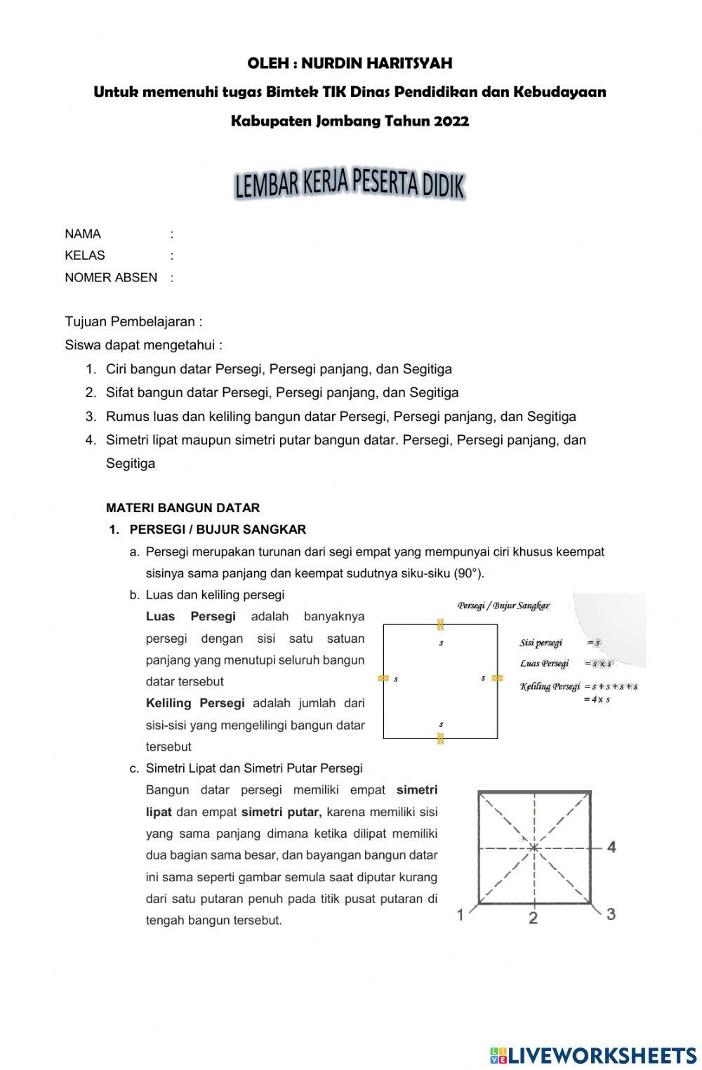 Lembar Kerja Peserta Didik