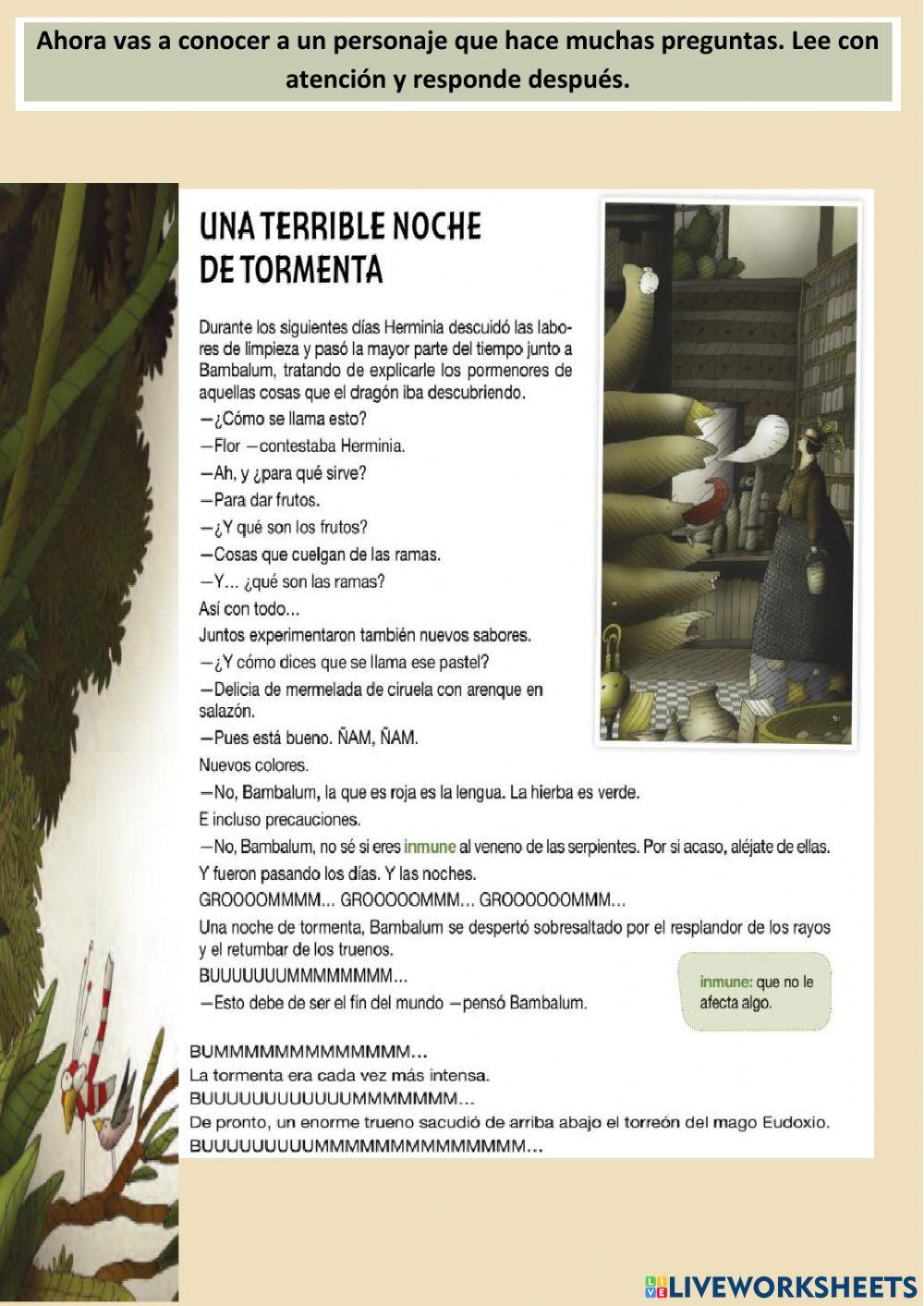 Una terrible noche de tormenta