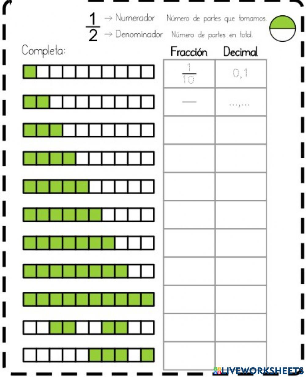 Décimo 2142762 | Estela Alvarez | Live Worksheets