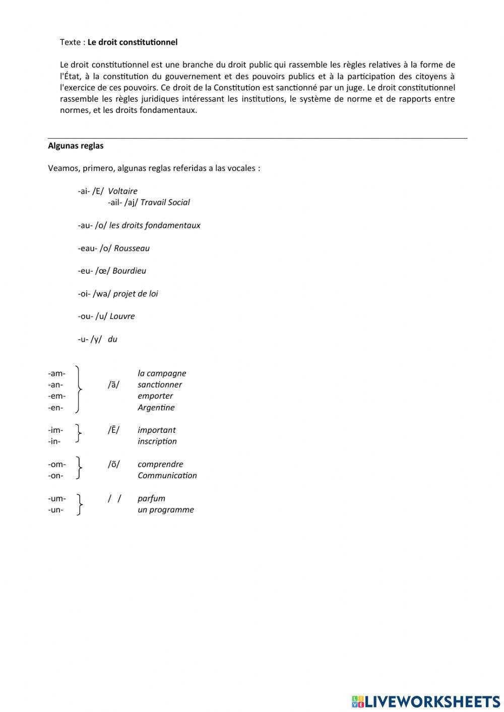 Corpus Français - Sociologie et politique