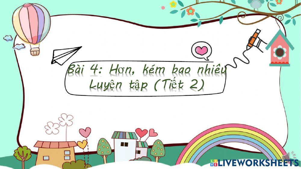 Toán tuần 2 tiết 5