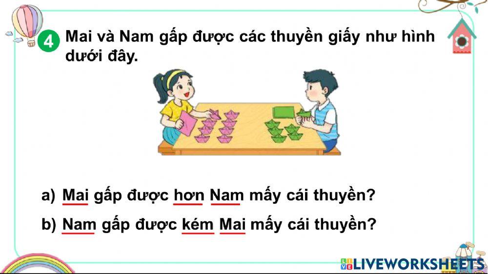 Toán tuần 2 tiết 5