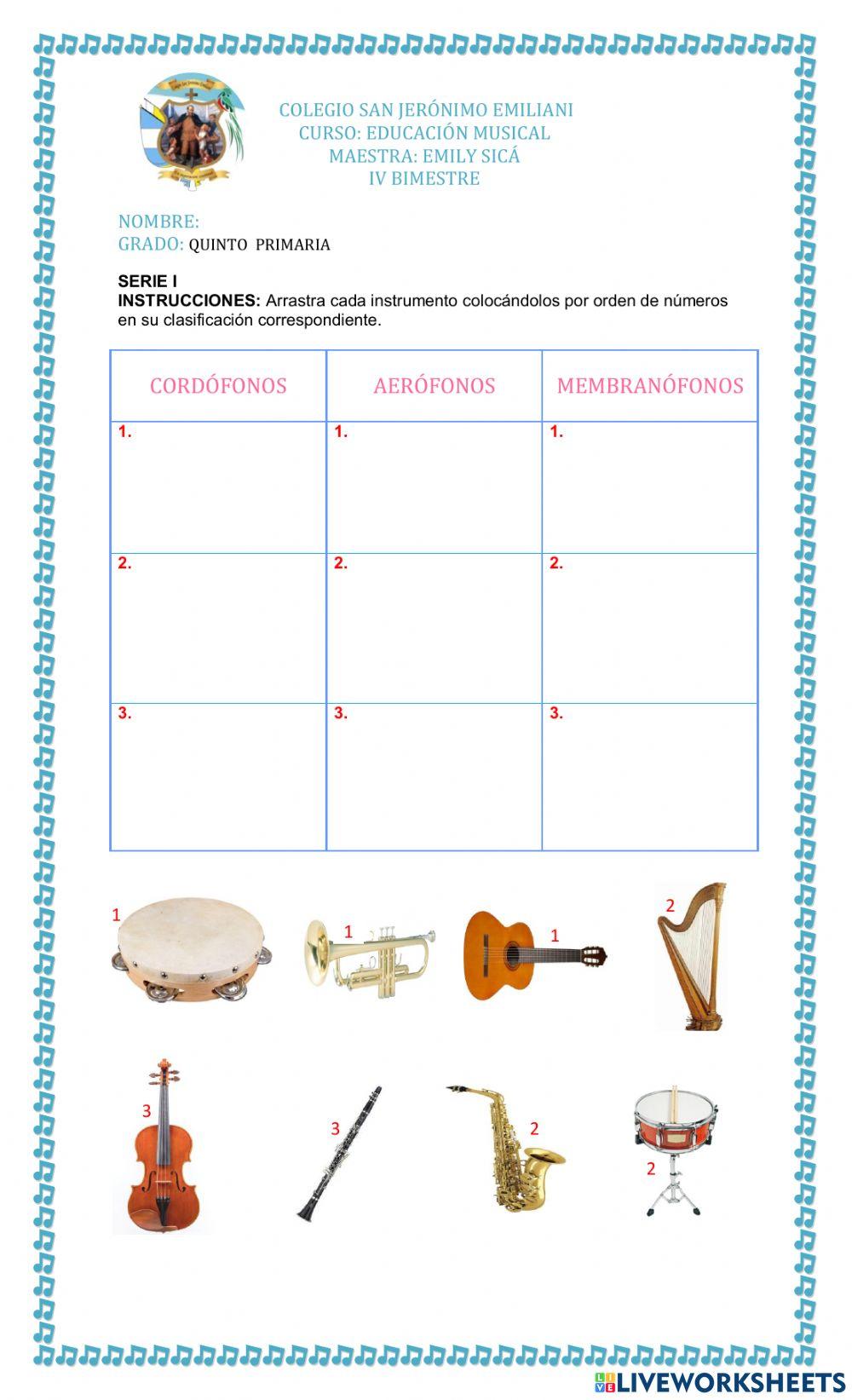 EVALUACIÓN Instrumentos