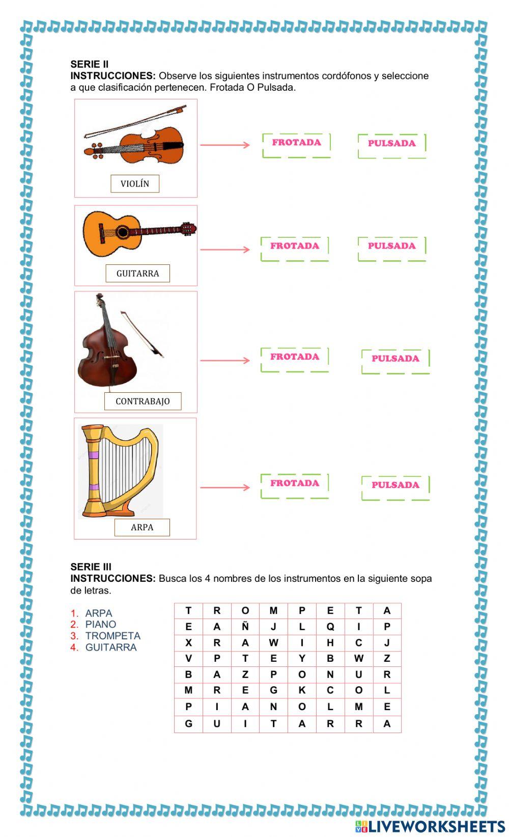 EVALUACIÓN Instrumentos