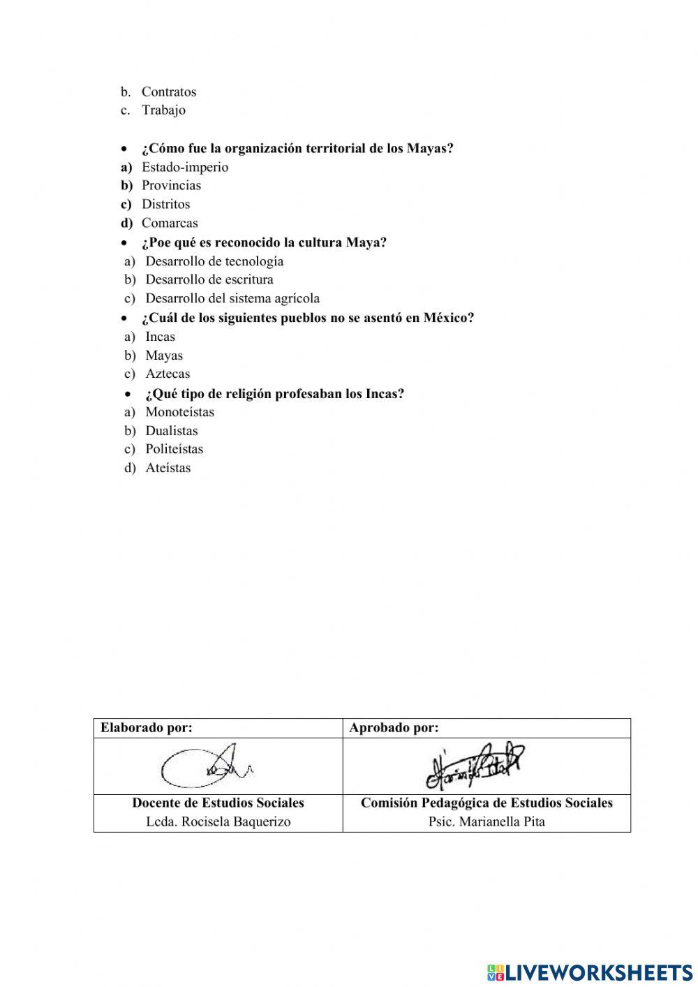 Examen noveno a