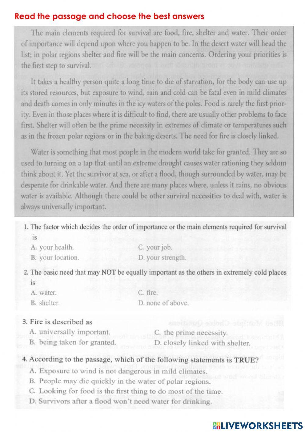 Basic ielts - reading task 2