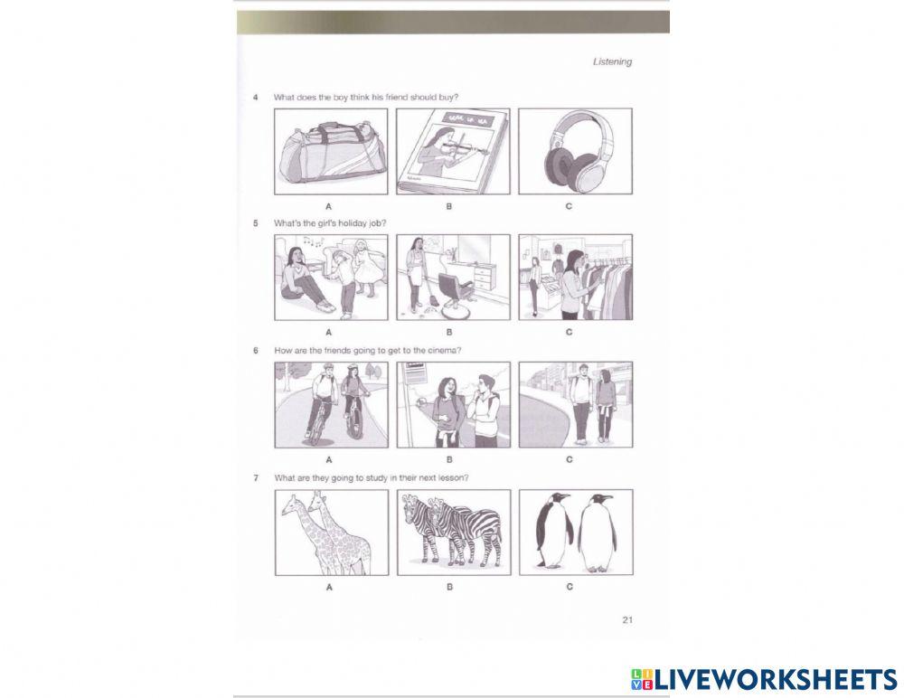 KET LISTENING MOCK EXAM 1