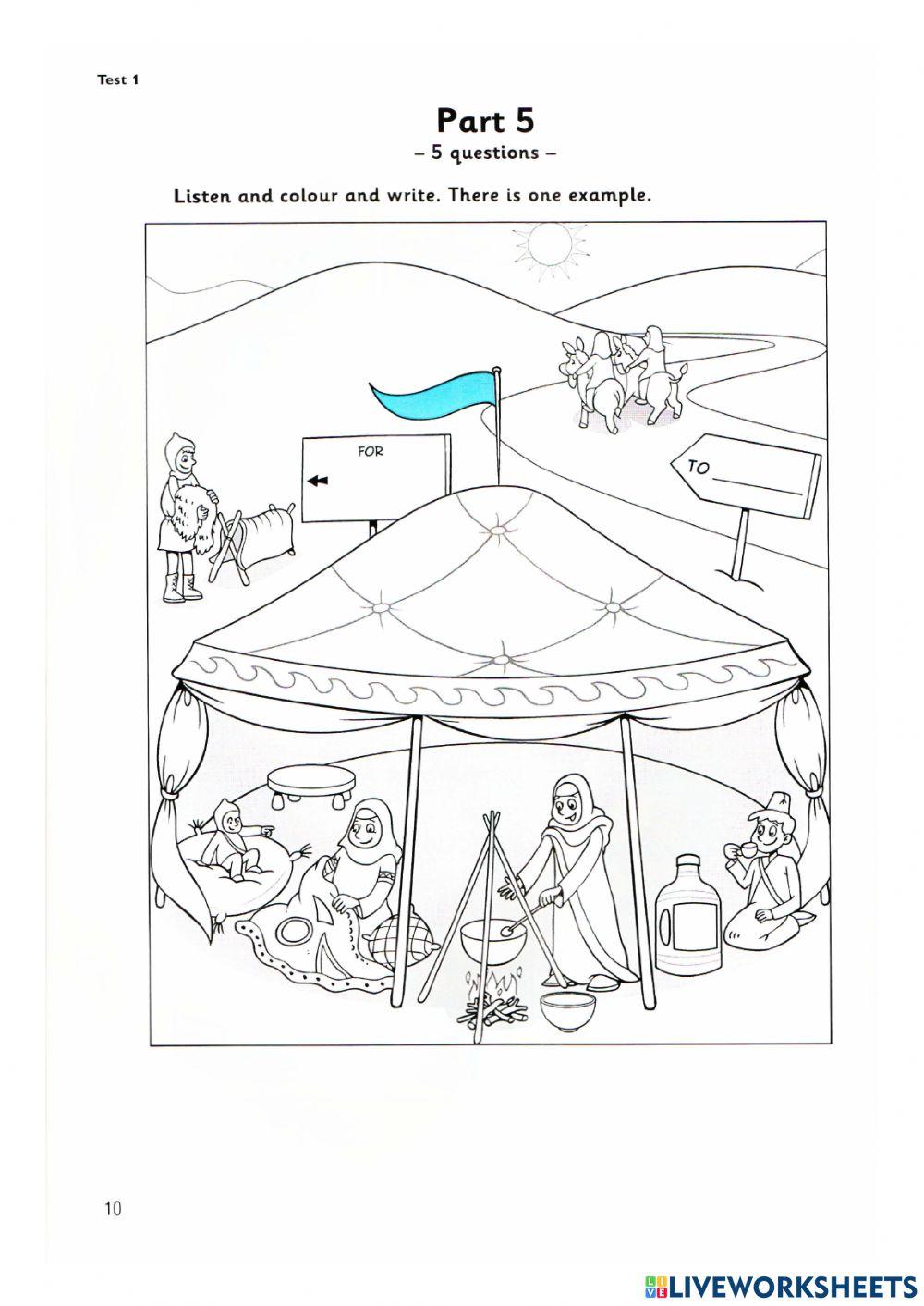 Cambridge Flyers 2 - Test 1 - Listening