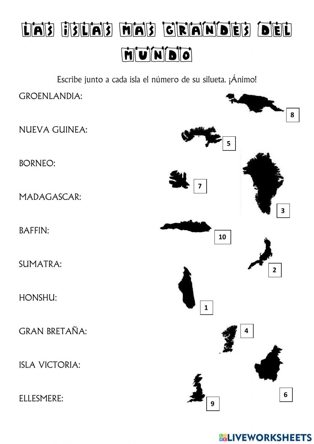 Las islas más grandes del mundo