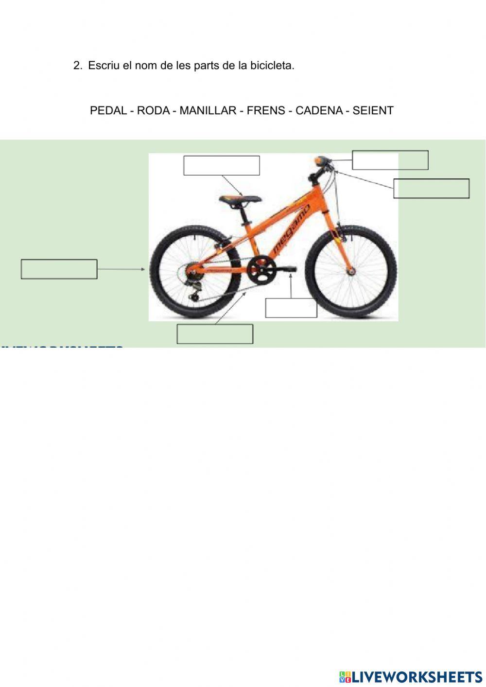 Vehicles i parts d'una bicicleta