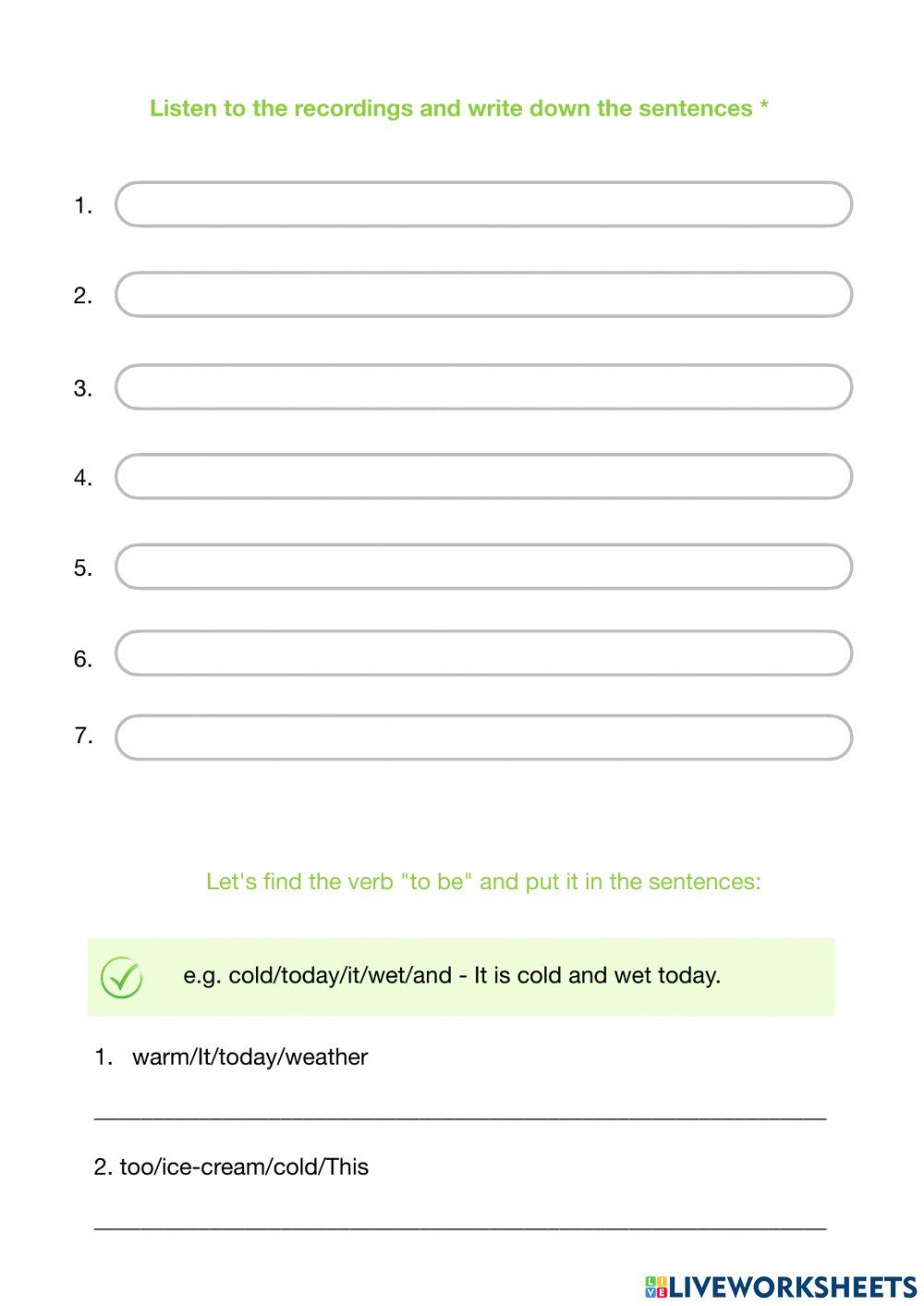 to be Present Simple