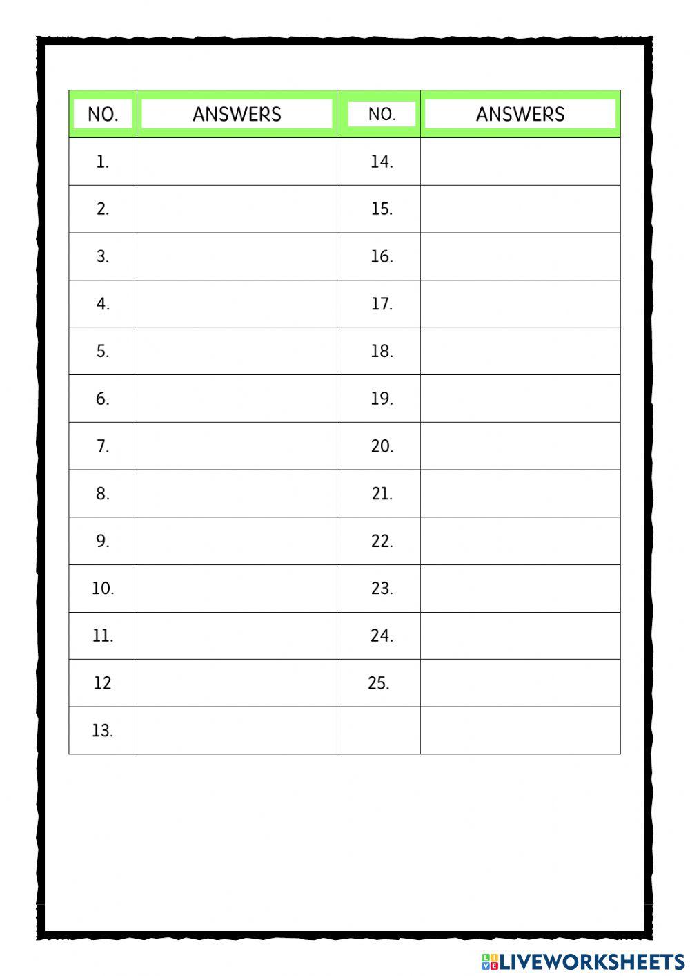 SIMPLE FUTURE TENSE - ACTIVITY 1