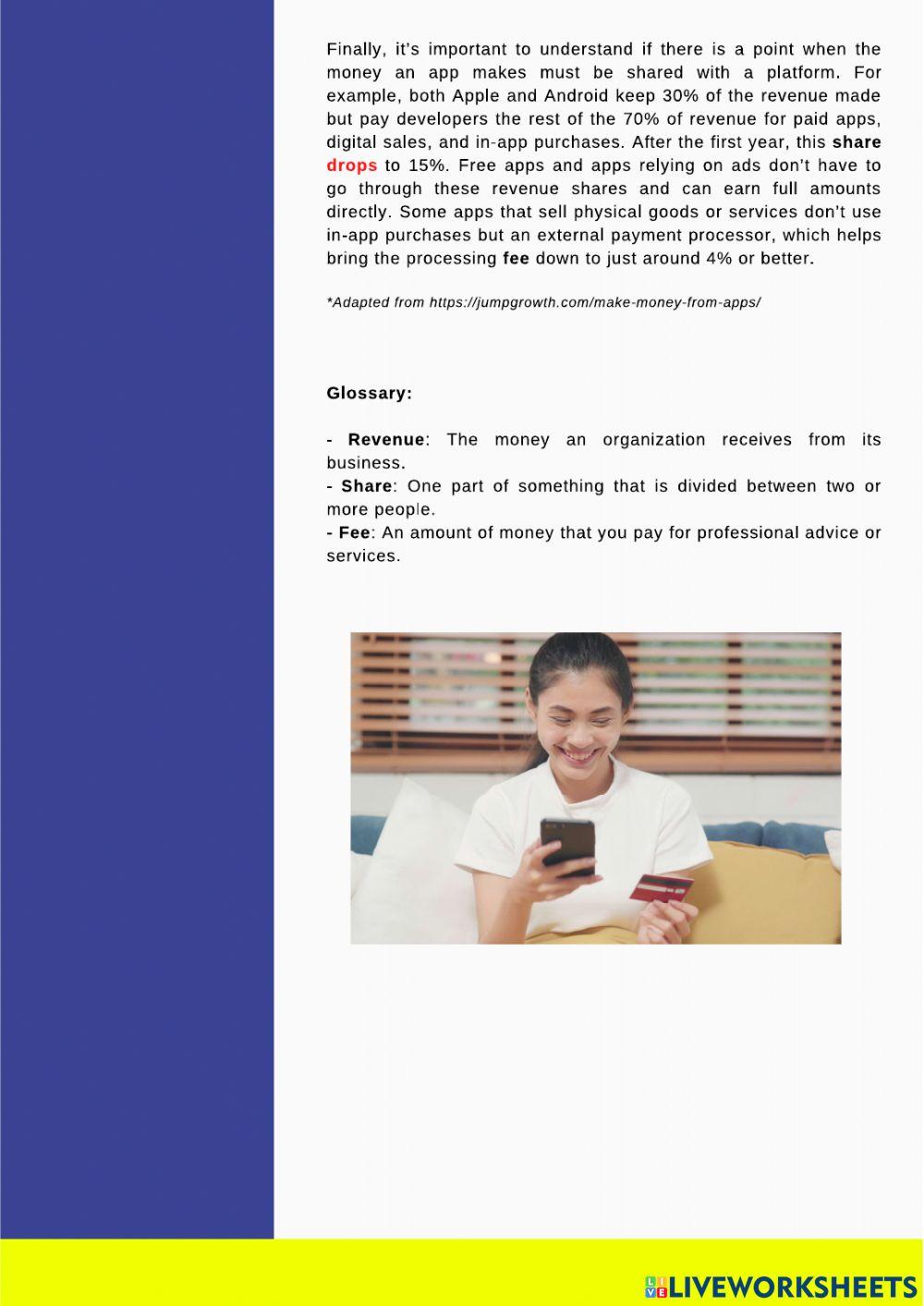 2022 C3 Unit 7 Reading 3 worksheet | Live Worksheets