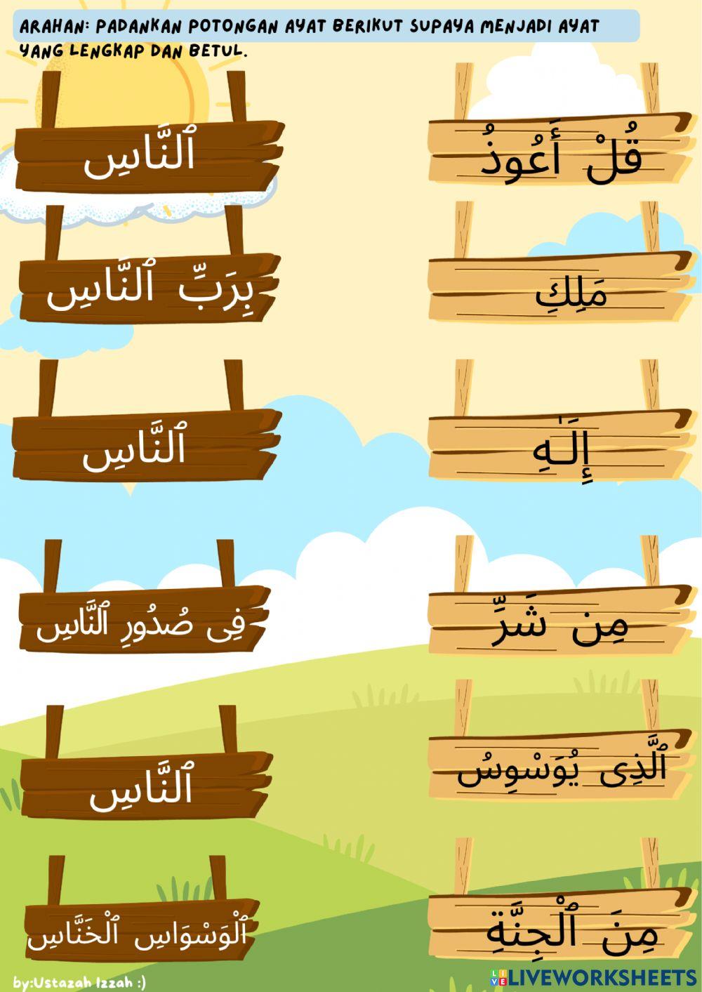 Aktiviti Pengukuhan Hafazan  Surah An-Nas tahun 2