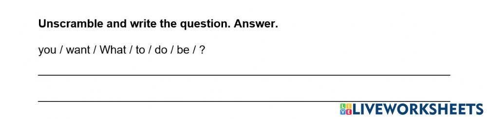 Short dialogue about professions