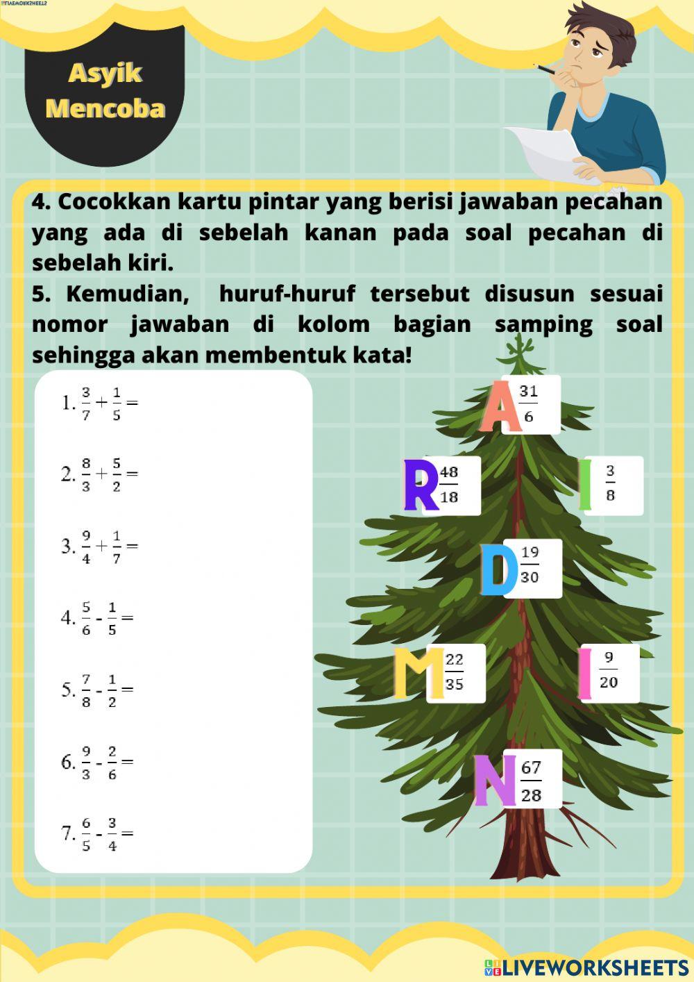 Contoh Lkpd Matematika