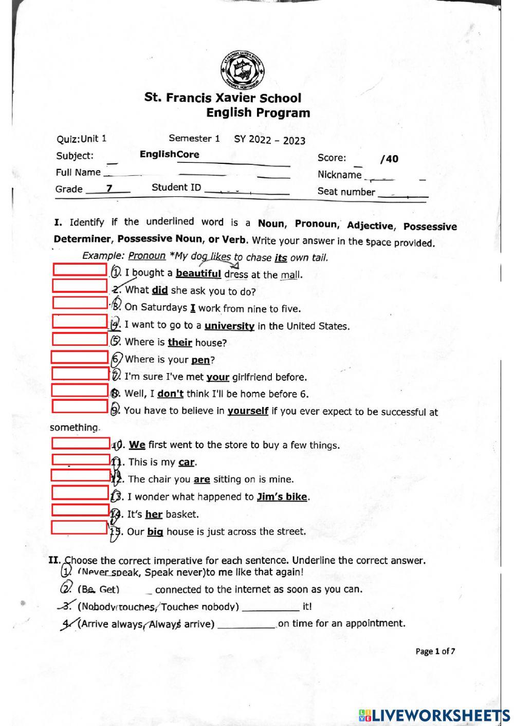 Have has free activity Live Worksheets Have has free activity Live Worksheets