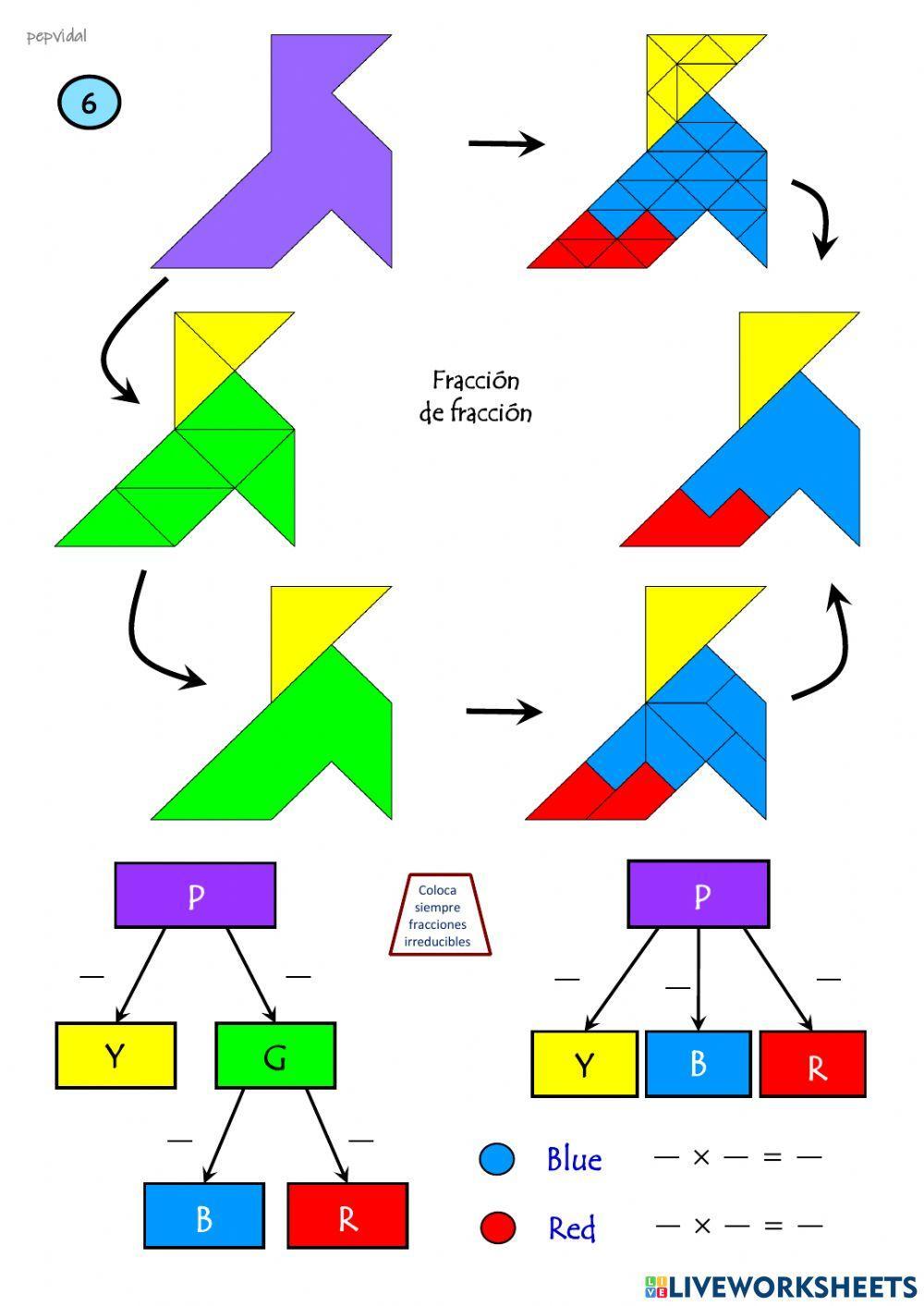 Fracciones graficas nivel II - 6