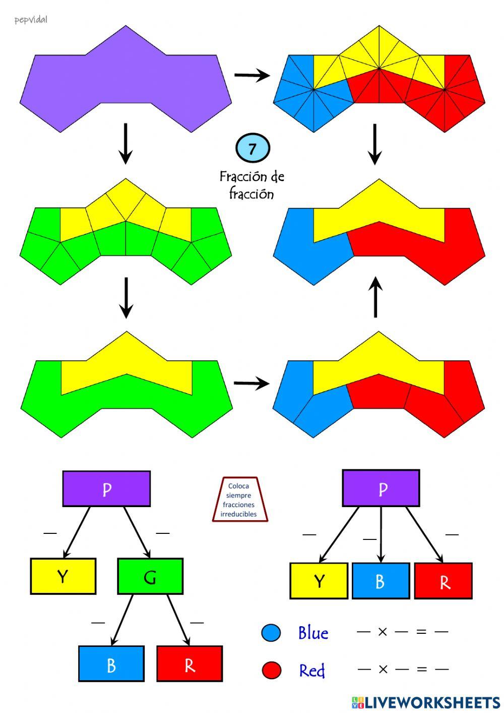 Fracciones graficas nivel II - 7
