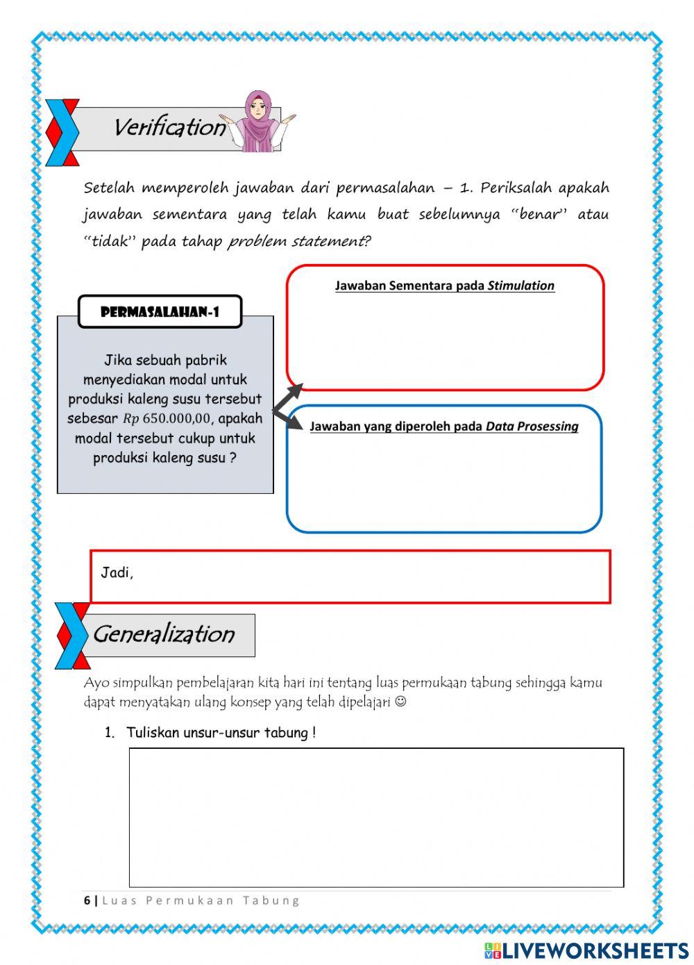LKPD 1 (Luas Permukaan Tabung)