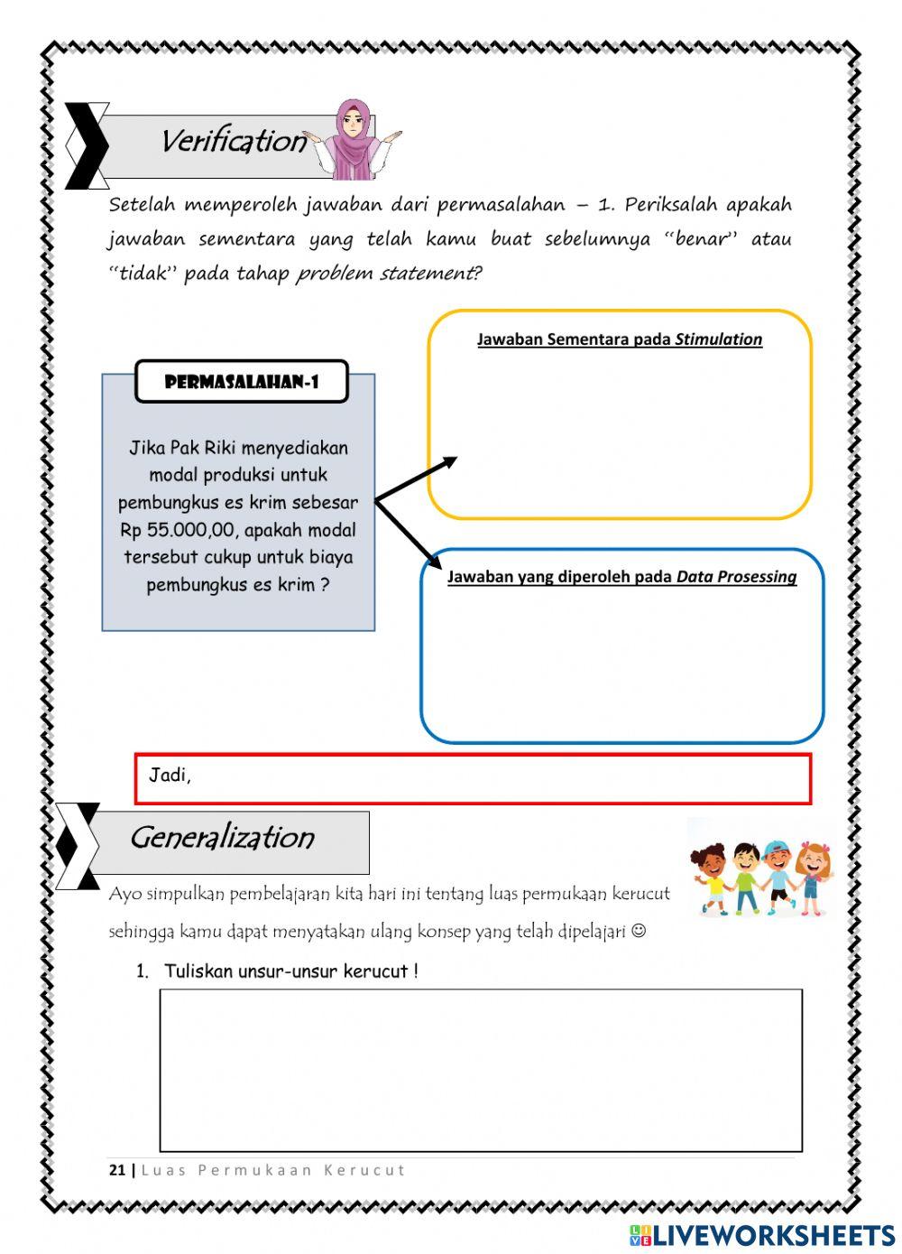 LKPD 3 (Luas Permukaan Kerucut)