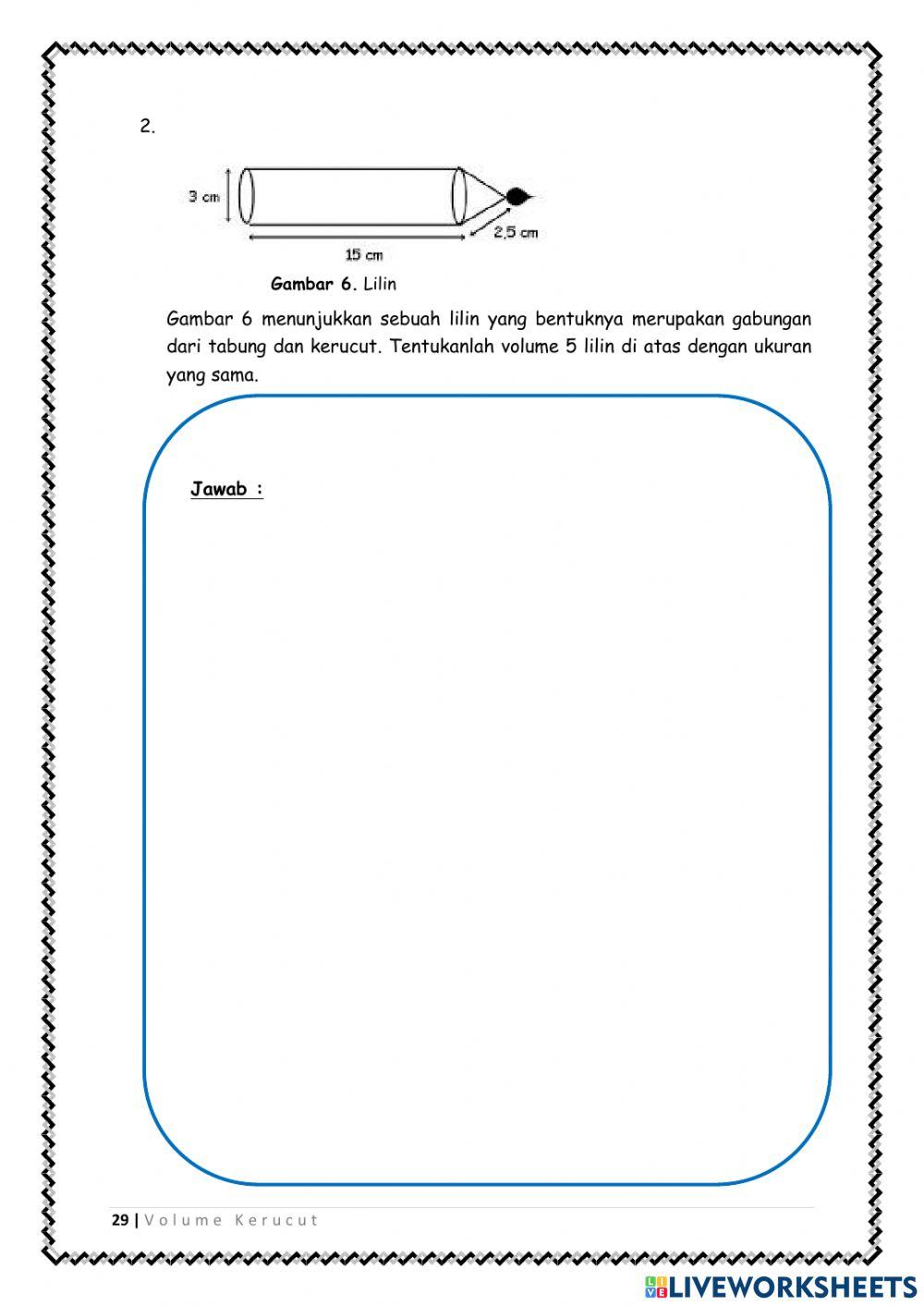 LKPD 4 (Volume Kerucut)
