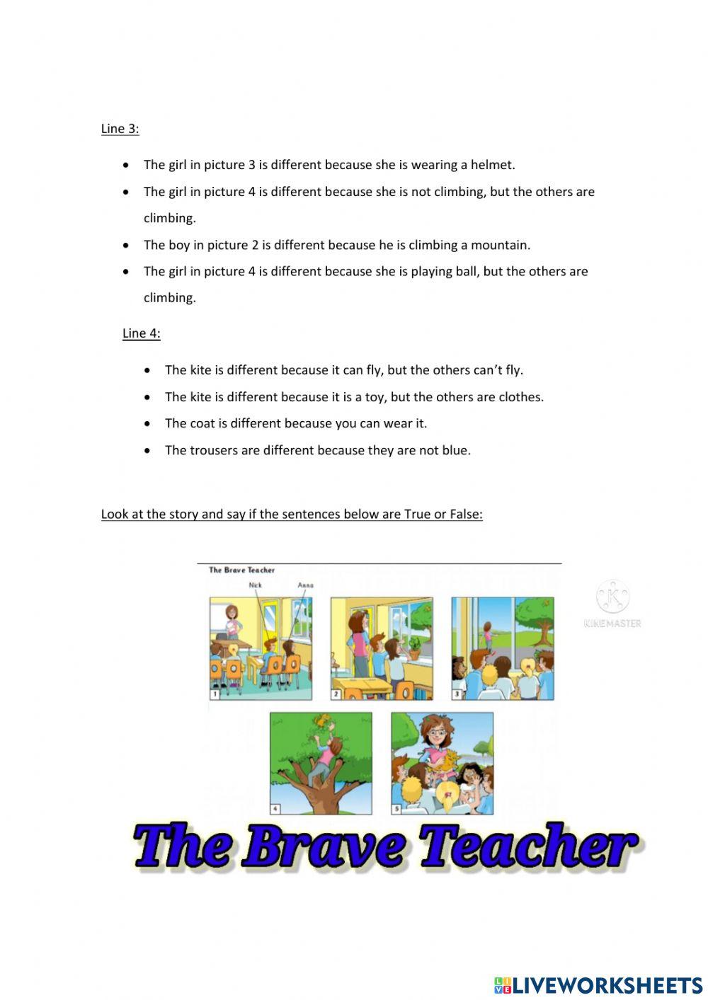 Movers Speaking online activity Live Worksheets