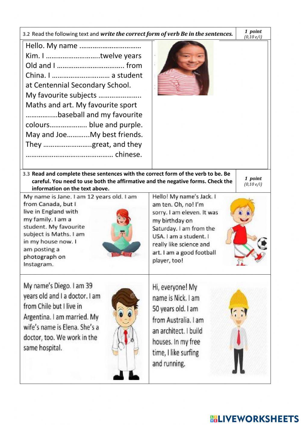 First quimestral assessment