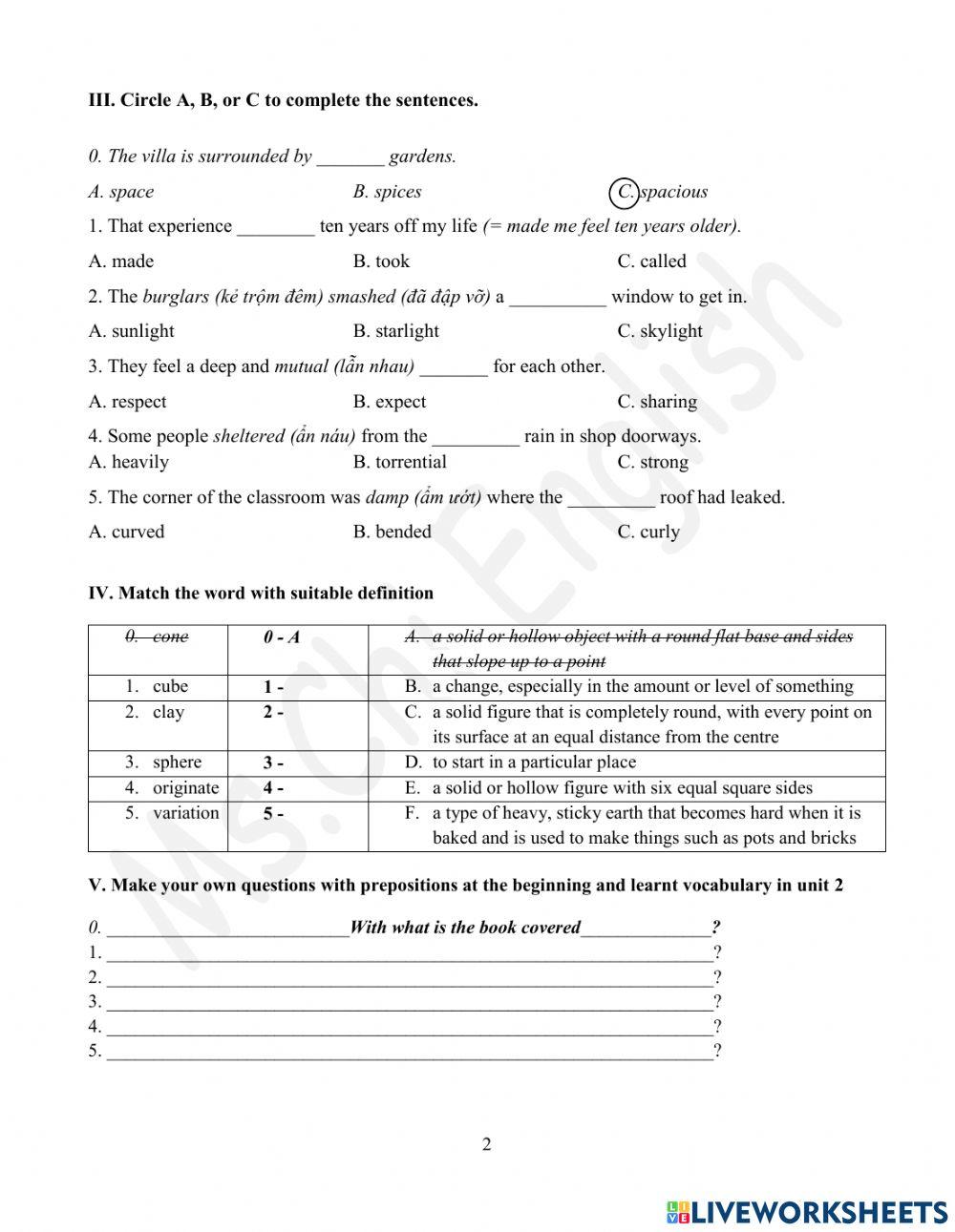 Foreign teacher-S8-Week 6-U2-Vocab Revision (2)