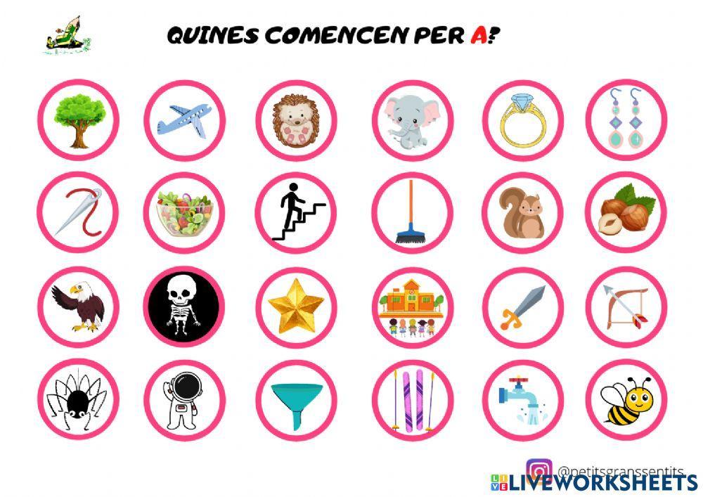 Comença per la A? Comença per la A?
