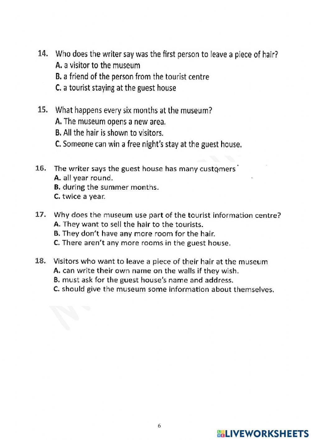 Foreign Teacher-S6-WEEK 6-U2-VOCAB REVISION