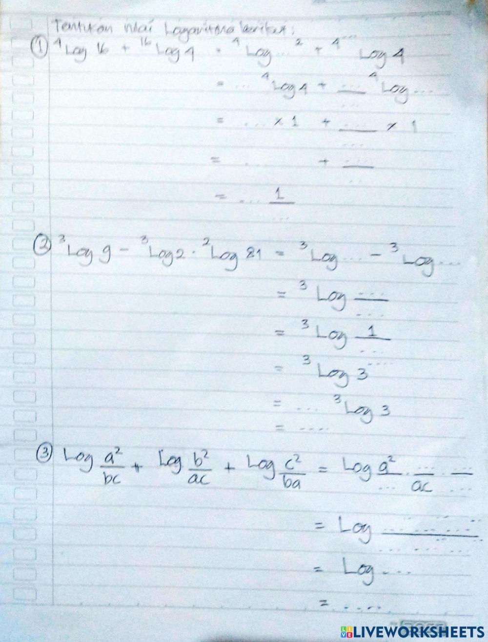 Logaritma 1