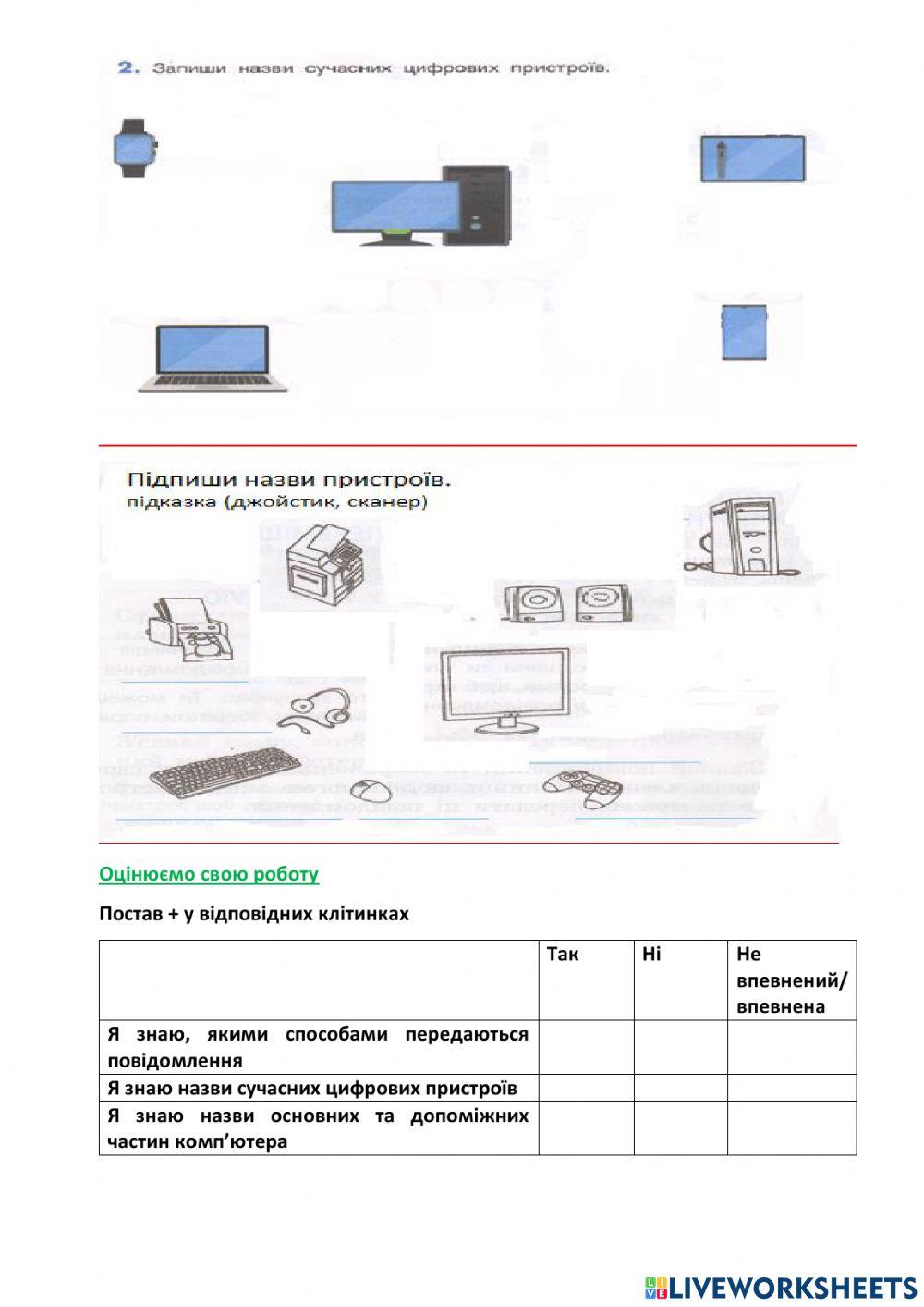 4 клас. Комп'ютер