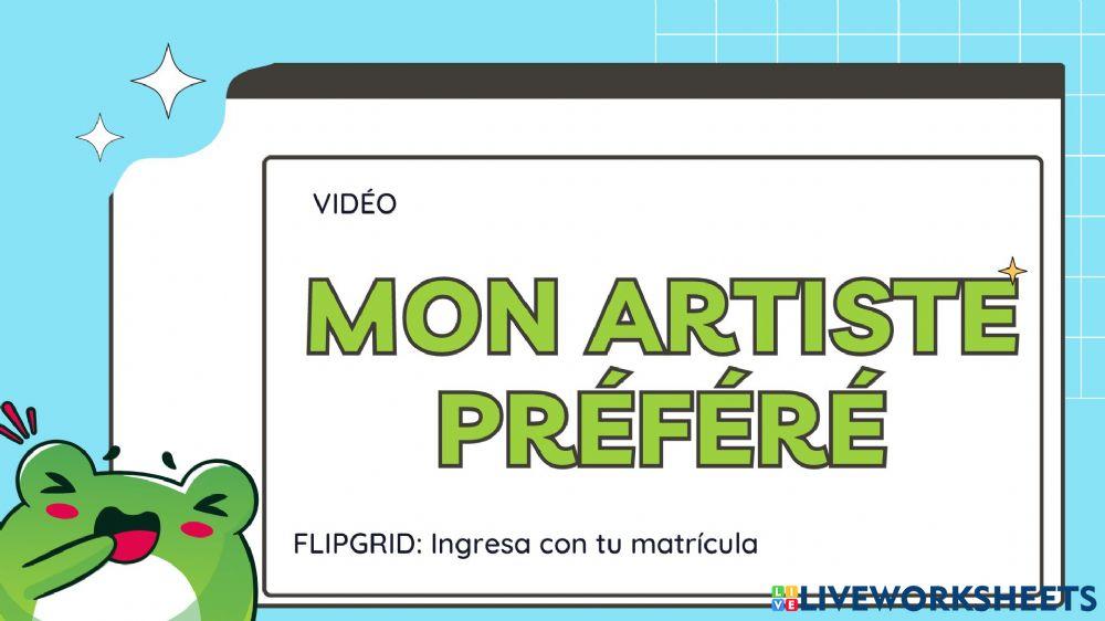 Video: Mon artiste préféré