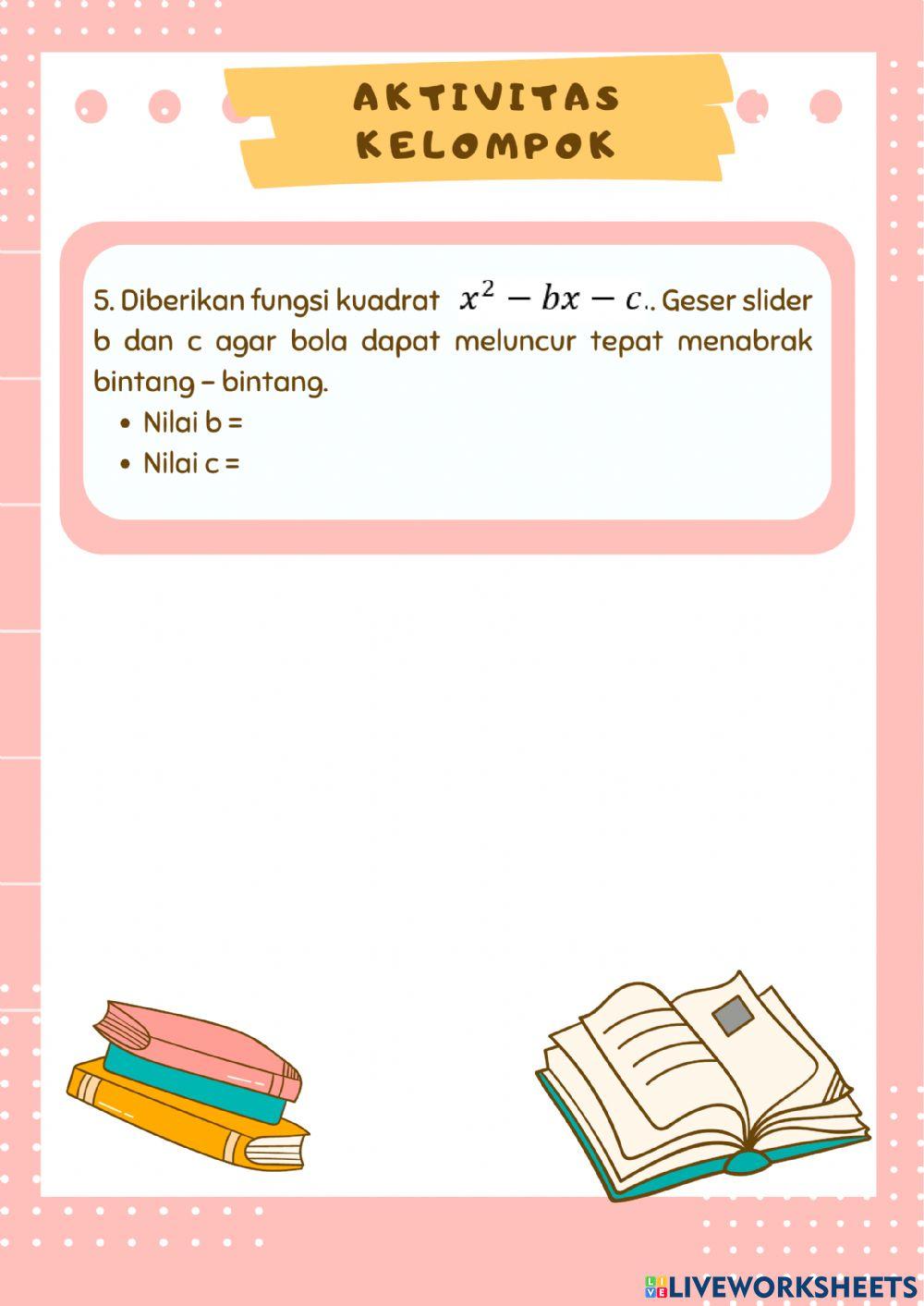 Karakteristik Grafik Fungsi Kuadrat