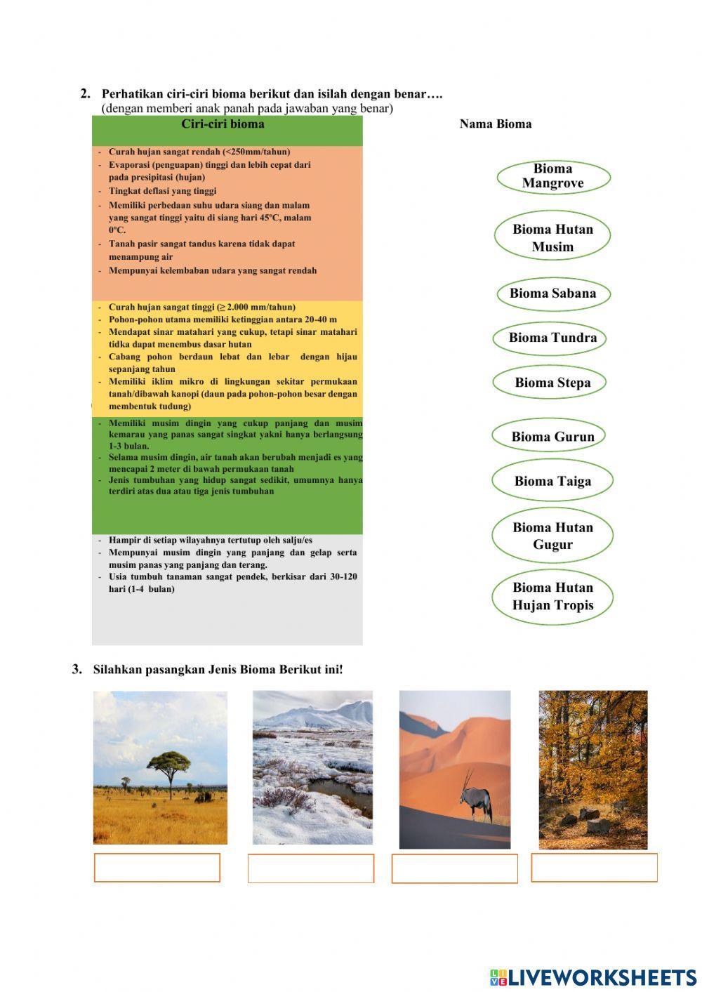 Persebaran flora dan fauna