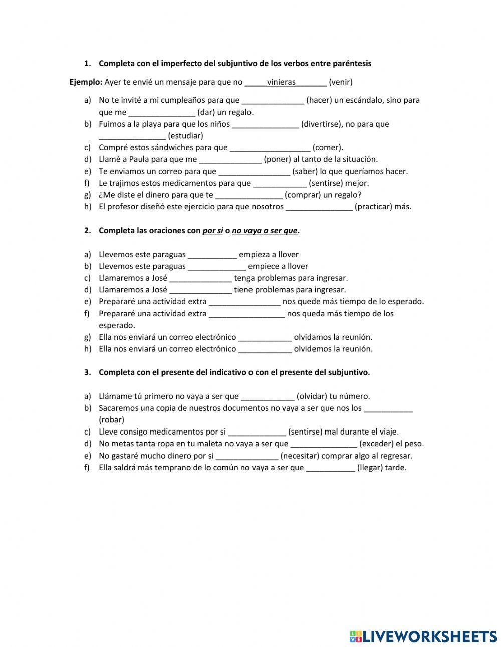 Expresar Propósito - Precaución