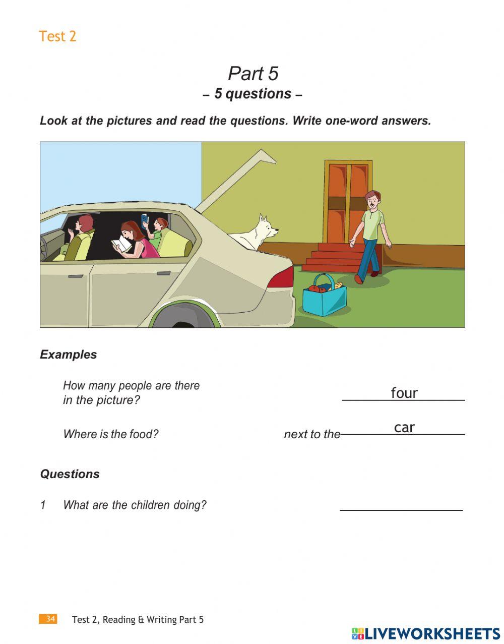 MOCK 2 - READING AND WRITTING