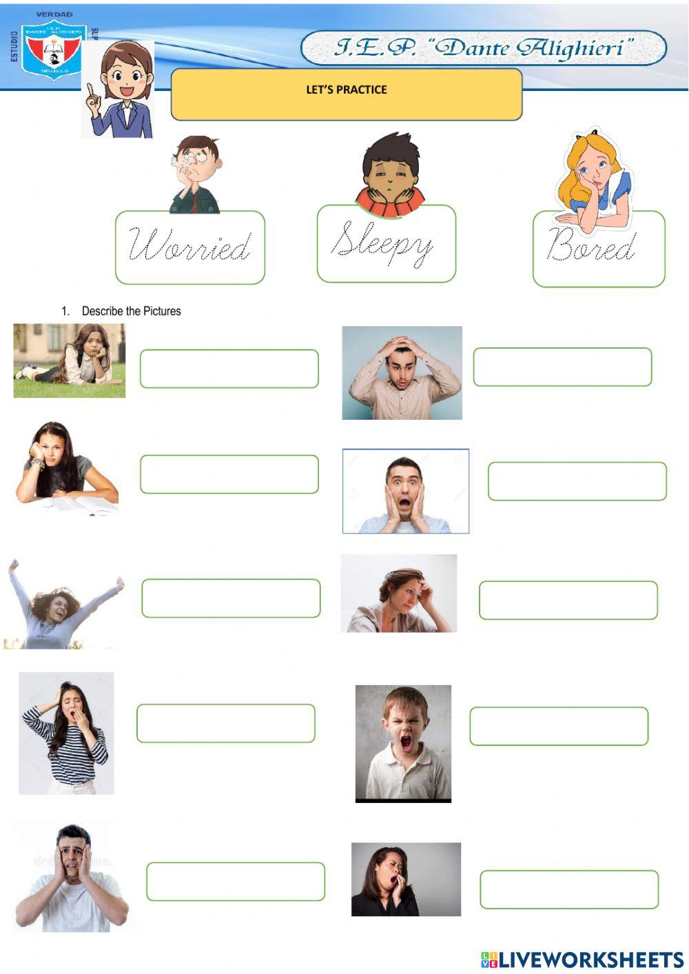 Let's talk about our feelings