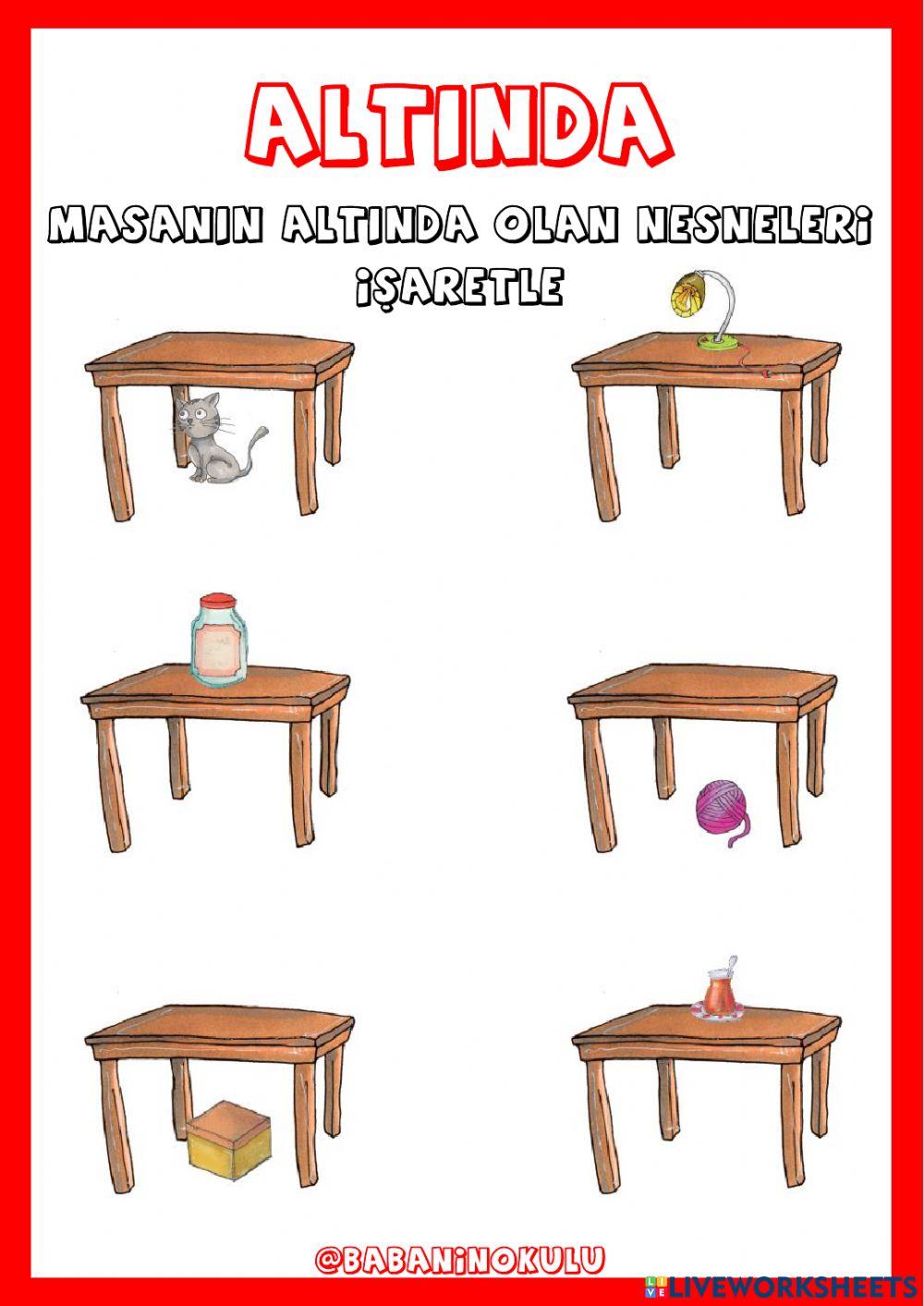 ALTINDA - ÜSTÜNDE ALTINDA - ÜSTÜNDE
