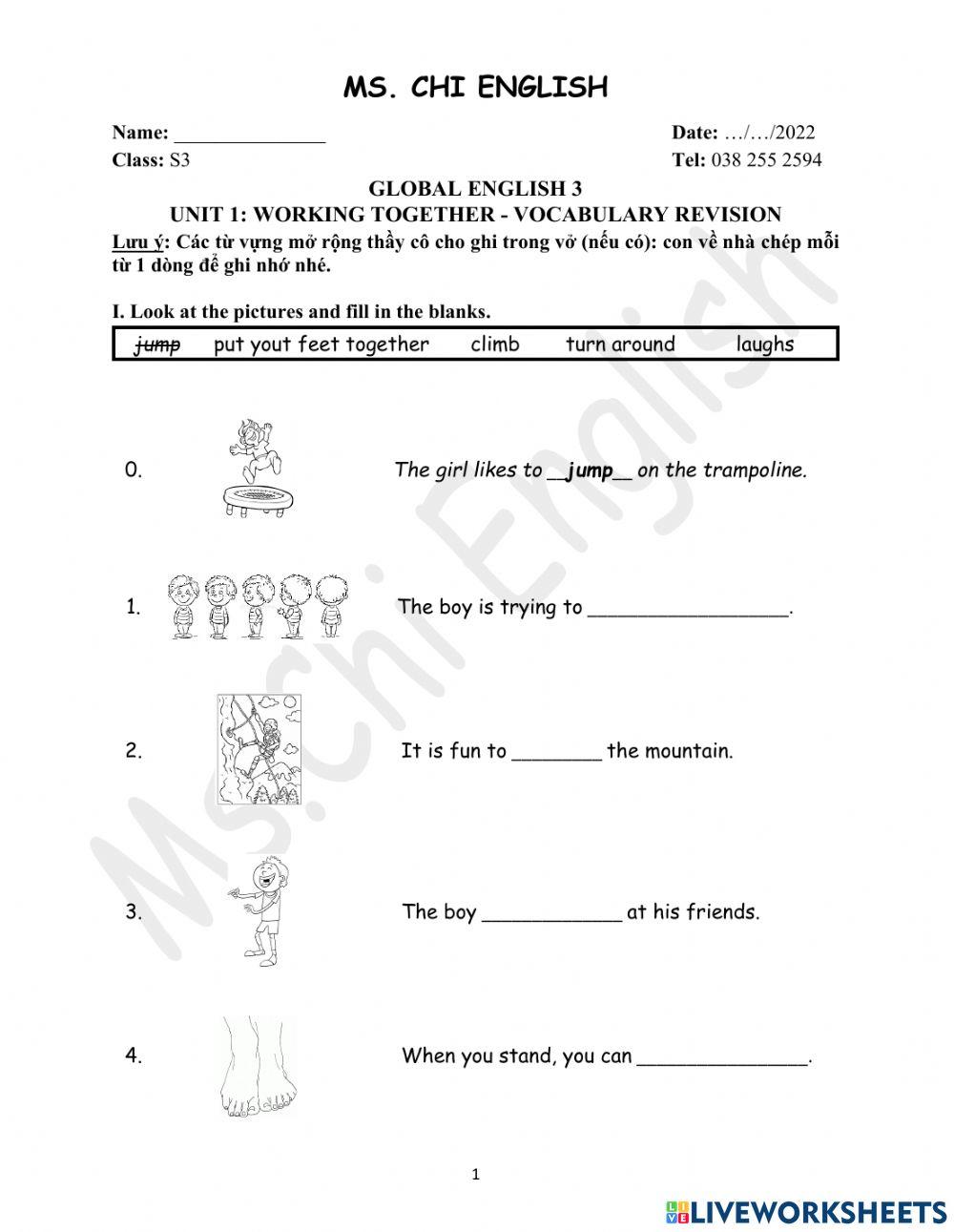 ONLINE-Foreign-W6-S3-U1-VOCAB-REVISION