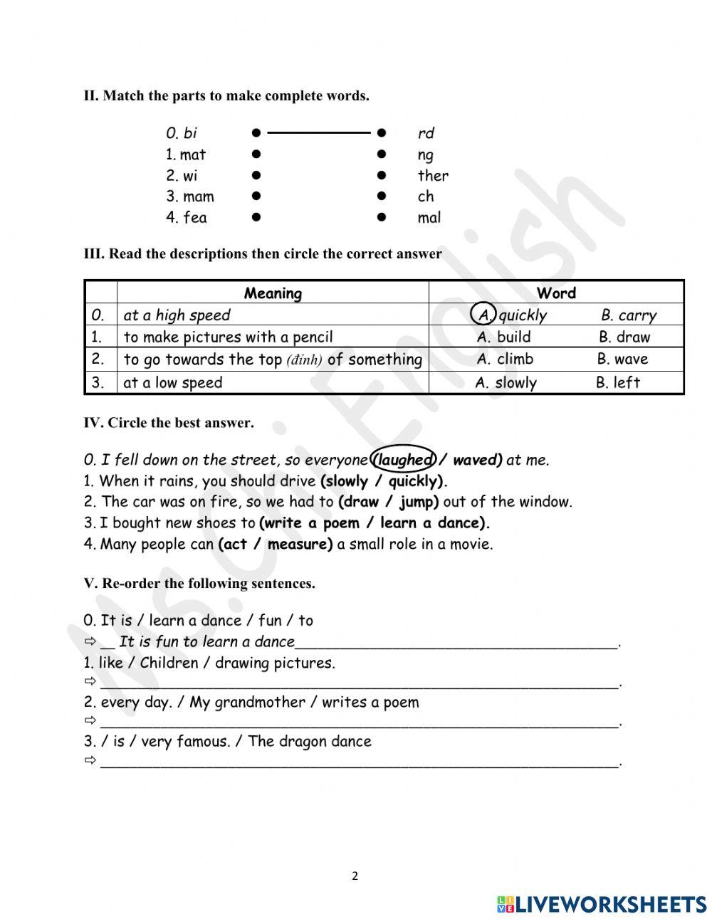 ONLINE-Foreign-W6-S3-U1-VOCAB-REVISION