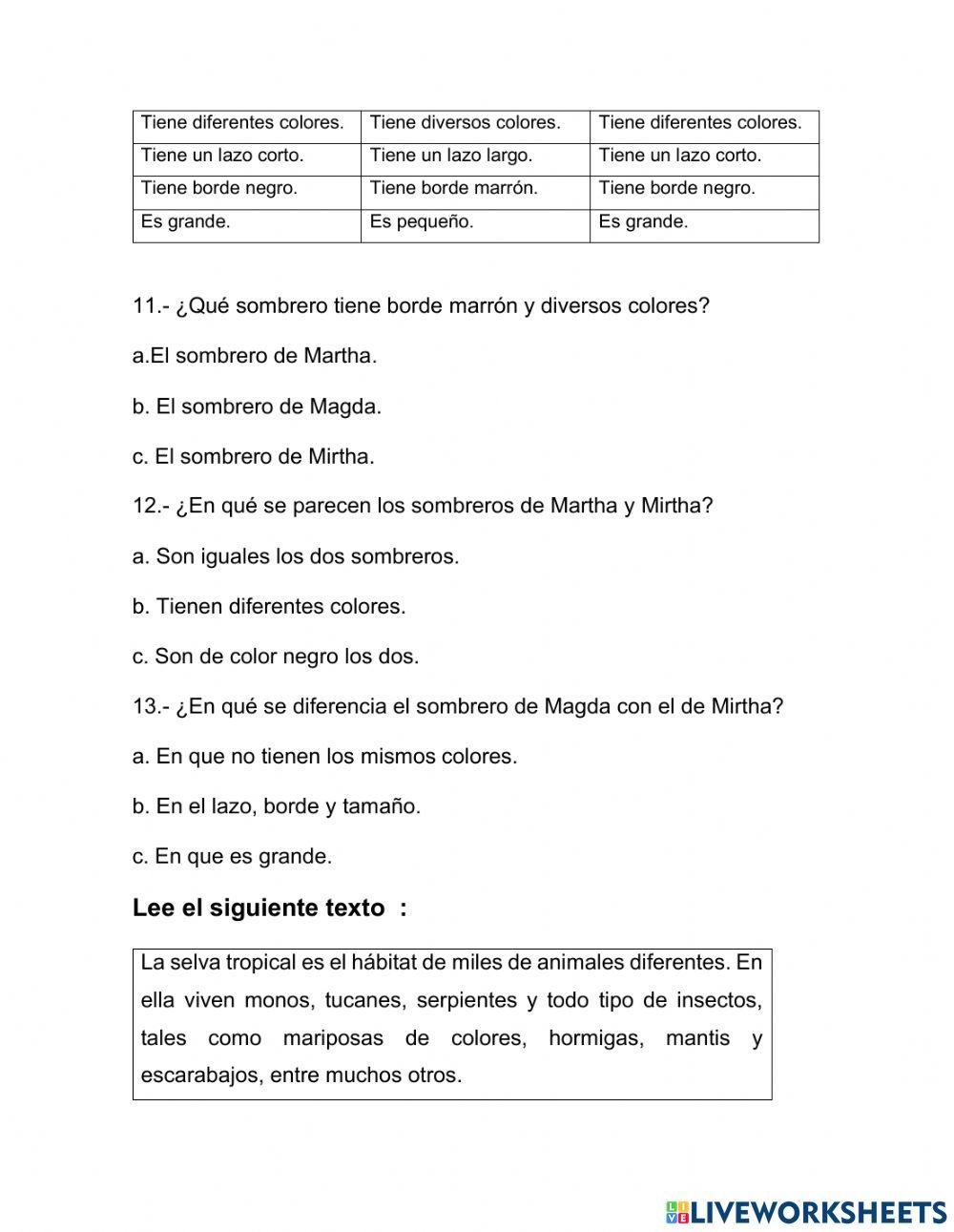 Comprensión lectora