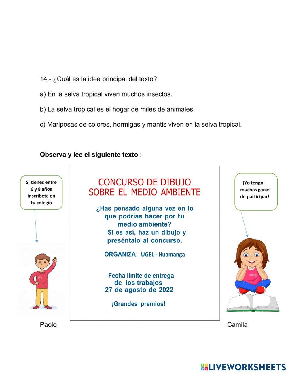 Comprensión lectora