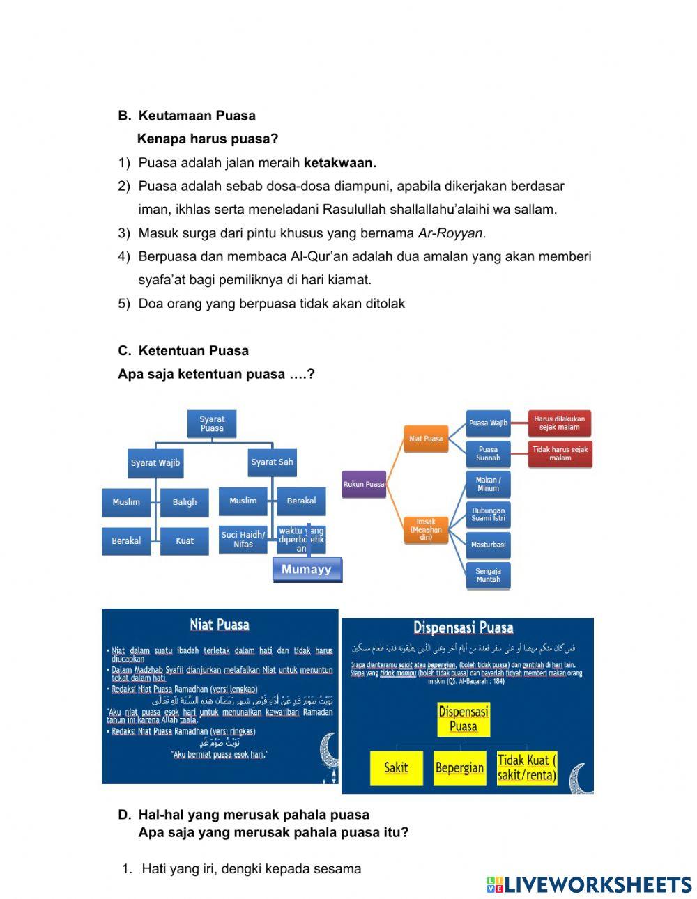 LKPD PAI kelas 5 pelajaran 4
