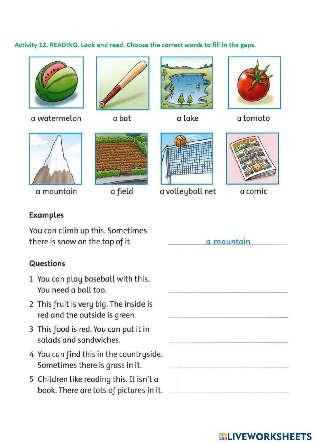 Listening and reading