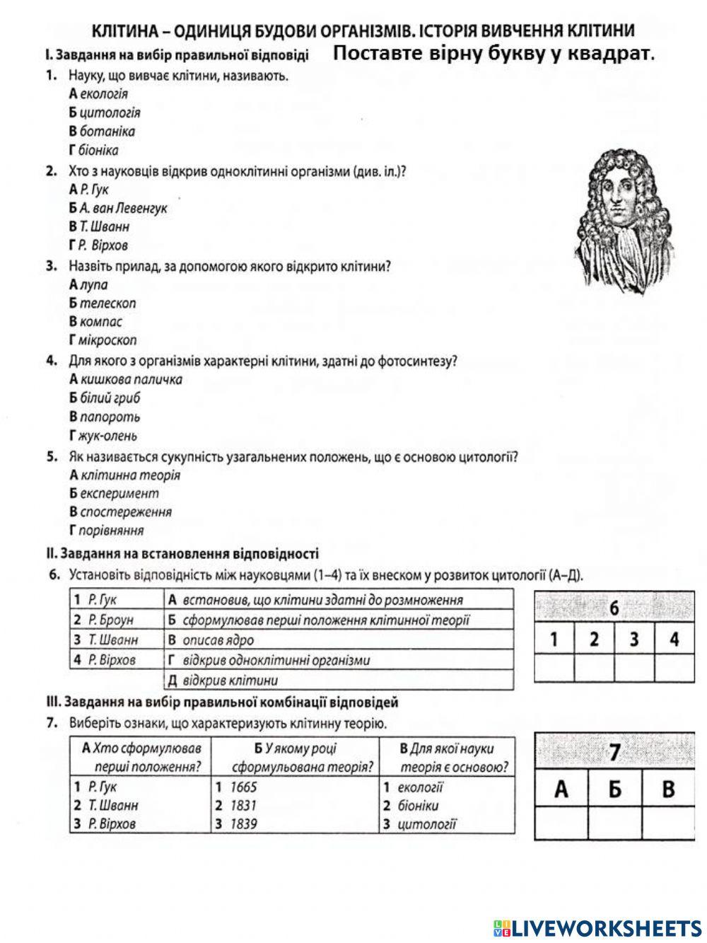 Клітина - одиниця будови організмів. Історія вивчення клітини